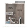 Lily One Bedroom One Bathroom Floor Plan at Willow Crossing, Illinois Lily One Bedroom One Bathroom Floor Plan at Willow Crossing, Illinois